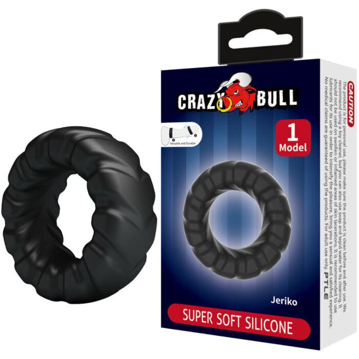 Anillo Silicona Crazy Bull Jeriko Modelo 1 - Placer Masculino