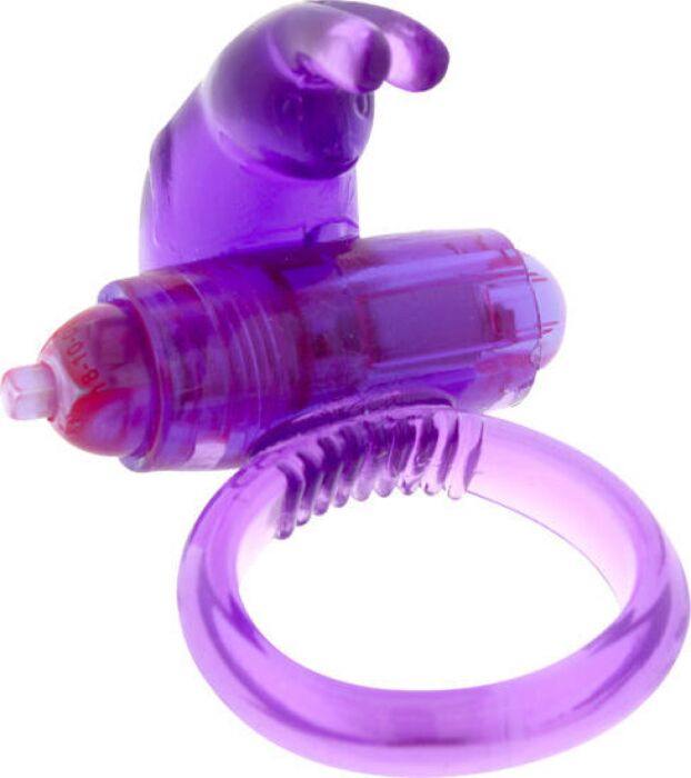 Anillo vibrador de silicona lila