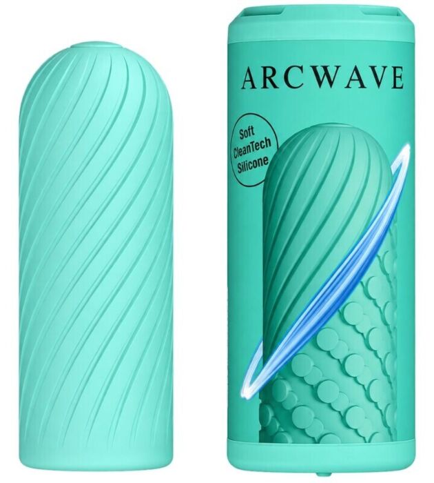 Masturbatore ARCWAVE GHOST reversibile in silicone menta