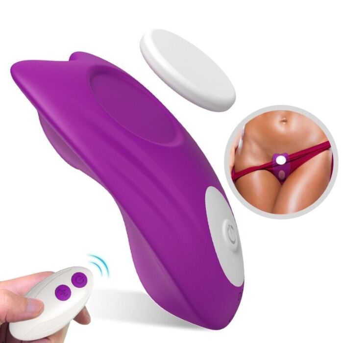 ARMONY - BUTTERFLY WEARABLE PANTIES VIBRATOR REMOTE CONTROL PURPLE ARMONY - BUTTERFLY WEARABLE PANTIES VIBRATOR REMOTE CONTROL PURPLE