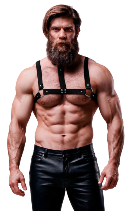 Arnesi FETISH SUBMISSIVE ATTITUDE con collare per uomo