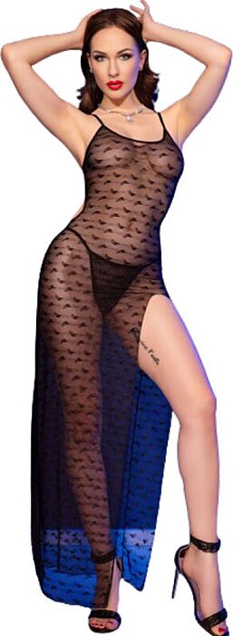 Babydoll Largo Chilirose CR 4707 Sexy y Elegante Babydoll Largo Chilirose CR 4707 Sexy y Elegante