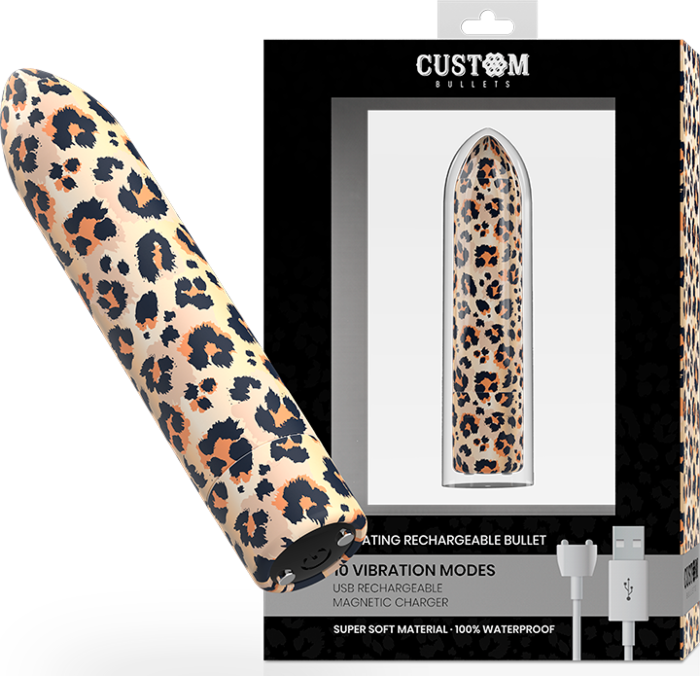 Bala Recargable Leopard - Intensidades Personalizables Bala Recargable Leopard - Intensidades Personalizables
