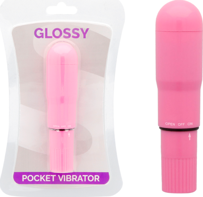 Vibratore tascabile GLOSSY Pocket per piacere intenso Vibratore tascabile GLOSSY Pocket per piacere intenso
