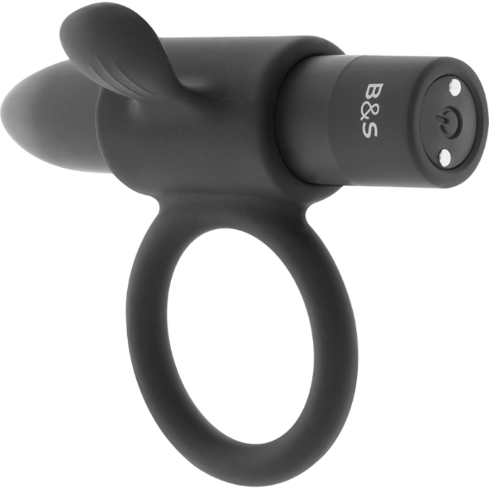 Anello vibrante BLACK&SILVER Cameron Black ricaricabile Anello vibrante BLACK&SILVER Cameron Black ricaricabile