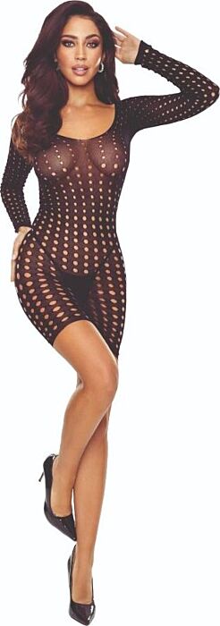 Bodystocking Negro Passion BS110 Elegancia Seductora