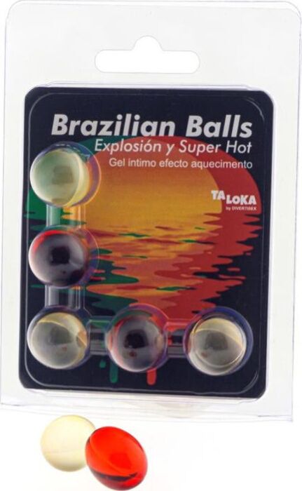 Bolas Brasileñas Taloka Gel Caliente - Placer Explosivo Bolas Brasileñas Taloka Gel Caliente - Placer Explosivo