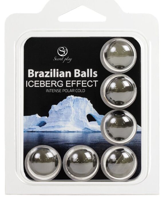 Palline Brazilian Balls SECRETPLAY effetto iceberg (Set da 6)