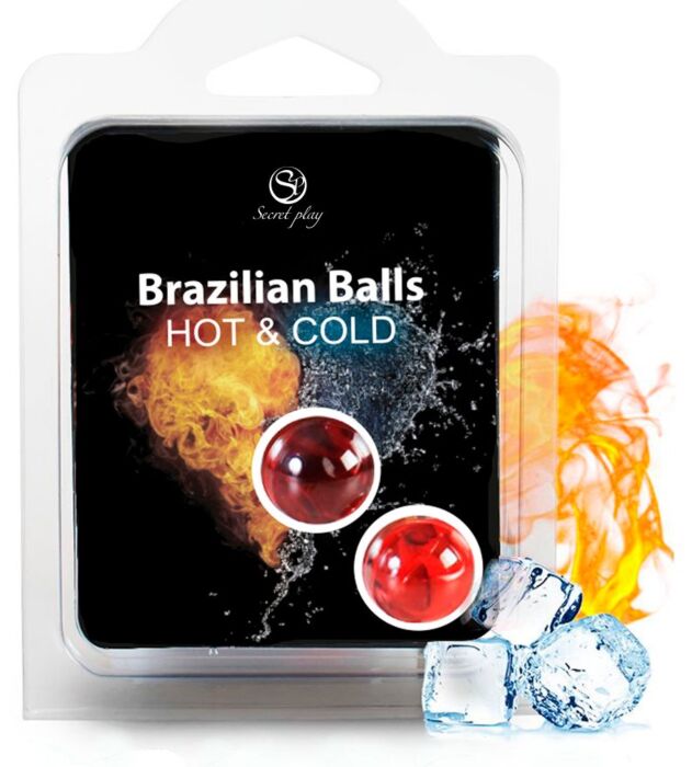 Palline Brasiliane effetto Caldo/Freddo SECRETPLAY 2 pz