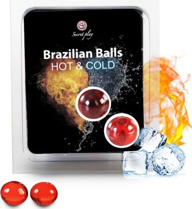 Palline Brasiliane effetto Caldo/Freddo SECRETPLAY 2 pz Palline Brasiliane effetto Caldo/Freddo SECRETPLAY 2 pz