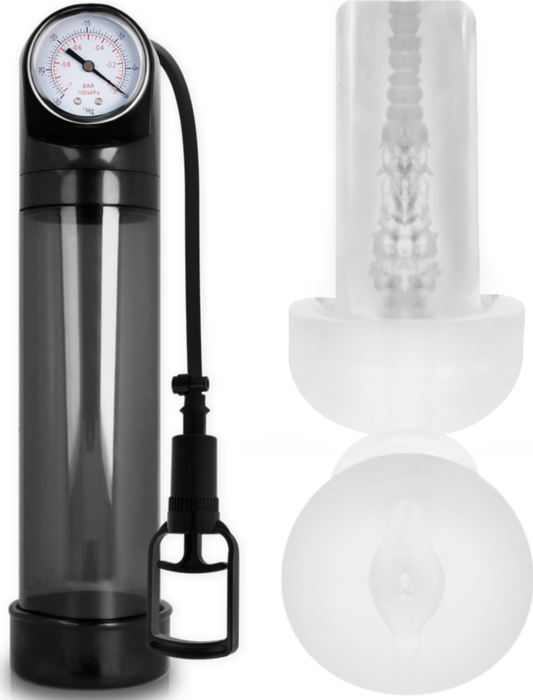 Bomba Ereción Pump Addicted RX9 Negro