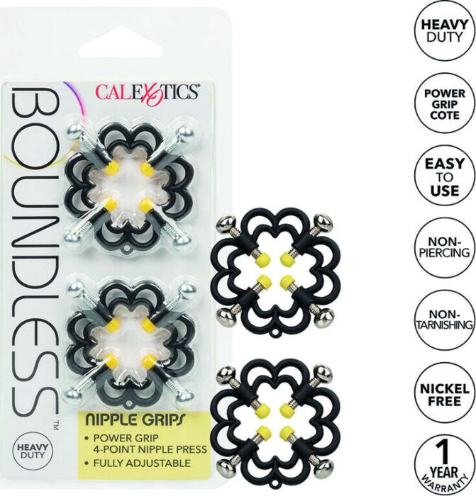 Boundless abrazaderas de pezón