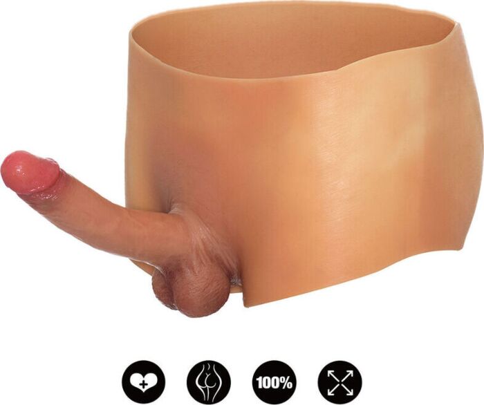 Bóxer con Pene HIDDEN DESIRE 18 cm Natural