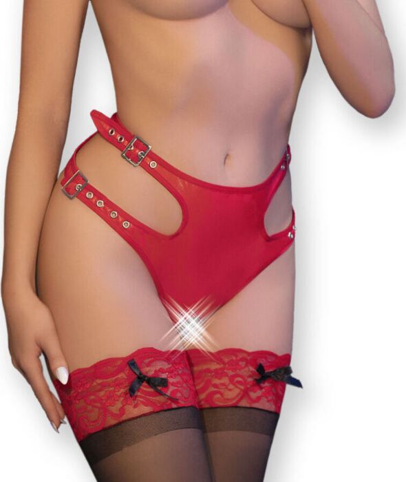 Braguita Crotchless Chilirose CR 4656 Rojo