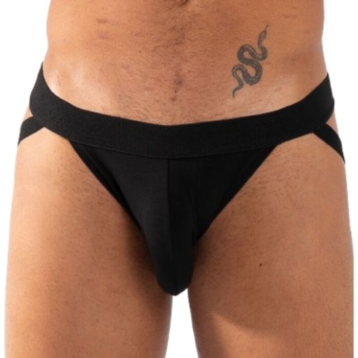 BURN - 011 DOUBLE BLACK JOCK XL BURN - 011 DOUBLE BLACK JOCK XL