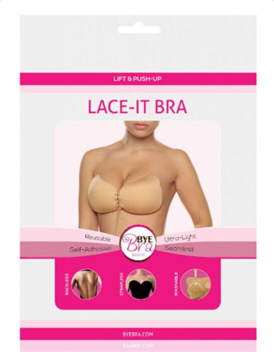 Byebra lace-it realzador push-up cup c natural Byebra lace-it realzador push-up cup c natural
