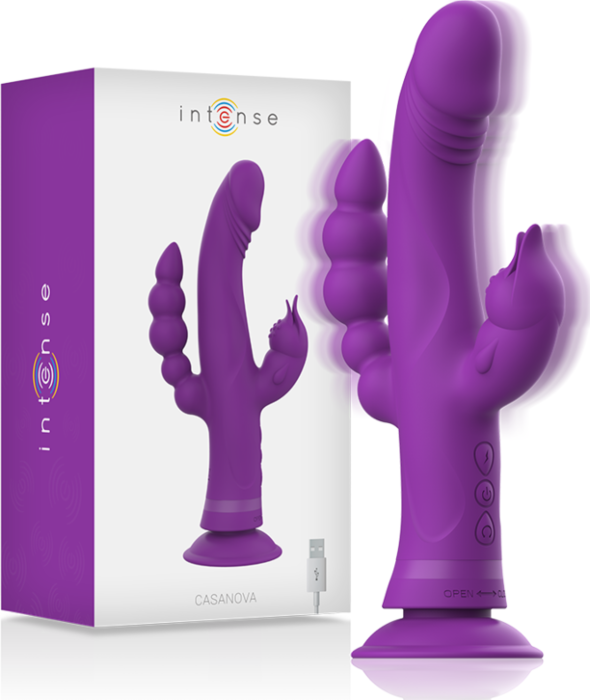 Casanova Triple Vibrador Morado Casanova Triple Vibrador Morado