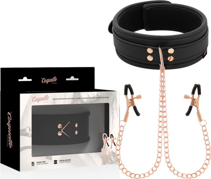 Collar Coquette Neopreno Pinzas