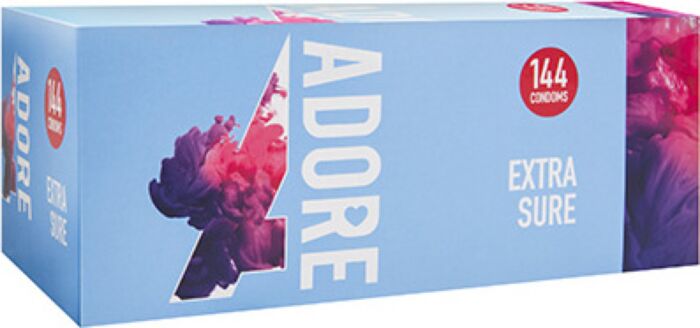 Preservativo Pasante Adore Extra Sure 144 UDS Preservativo Pasante Adore Extra Sure 144 UDS