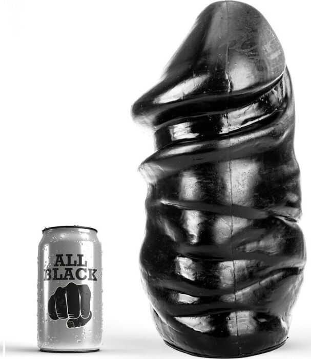 Dildo anale ALL BLACK 33 cm per inserimento profondo Dildo anale ALL BLACK 33 cm per inserimento profondo