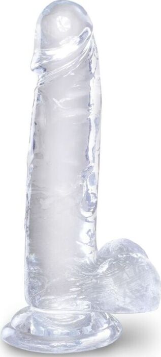 Dildo realistico KING COCK Clear 15,2 cm