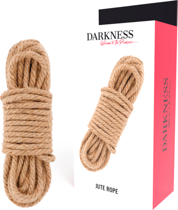Corda di dominazione Darkness 10 m in juta per bondage