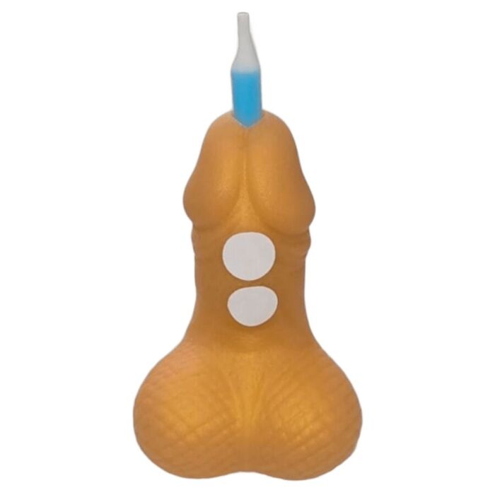 DIABLO PICANTE - PENIS BIRTHDAY NUMBER CANDLE GOLDEN DIABLO PICANTE - PENIS BIRTHDAY NUMBER CANDLE GOLDEN