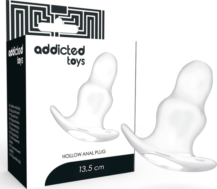 Dilatatore Anale Addicted Toys 13 cm con tunnel Dilatatore Anale Addicted Toys 13 cm con tunnel