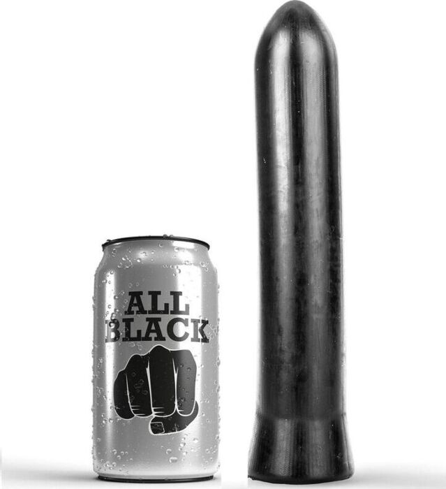 Dildo in silicone ALL BLACK 22 cm Dildo in silicone ALL BLACK 22 cm