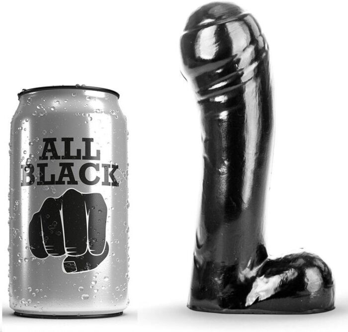 Dildo All Black 15 cm - Esercizio divertente per principianti
