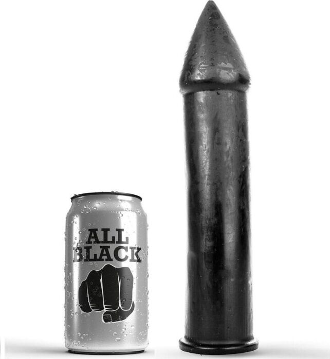 Dildo All Black 24 cm | Stimolazione intensa e comfort Dildo All Black 24 cm | Stimolazione intensa e comfort