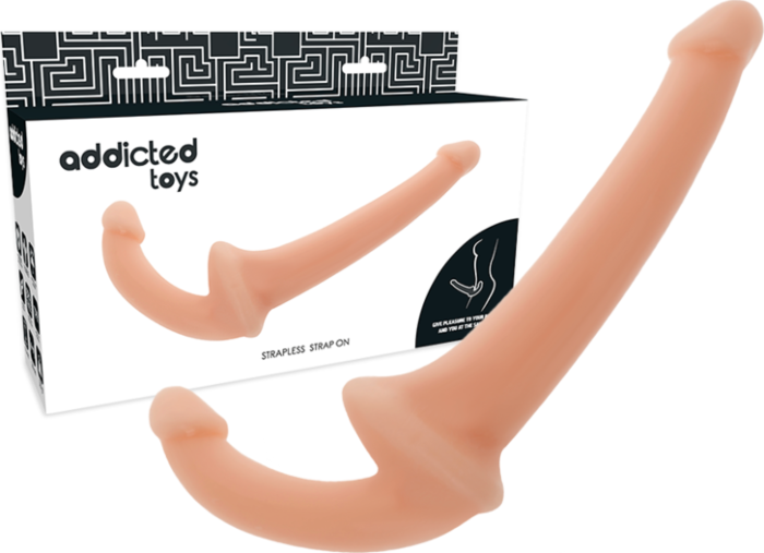 Dildo Addicted Toys con arnesi senza supporto naturale
