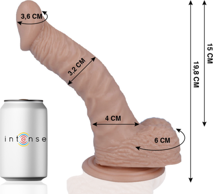Dildo MR. INTENSE 18 - 19.8 cm di piacere realistico