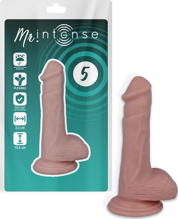 Dildo MR INTENSE 16.5 cm con ventosa forte Dildo MR INTENSE 16.5 cm con ventosa forte