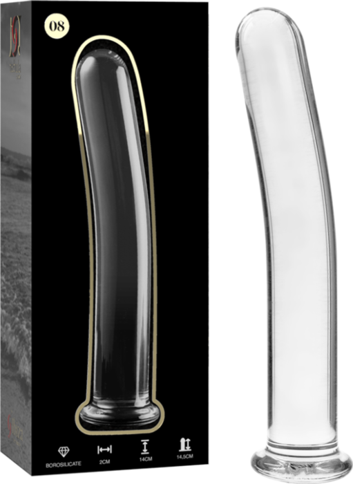 NEBULA SERIES BY IBIZA MODELO 8 DILDO CRISTAL 14.5 CM O 2 CM
