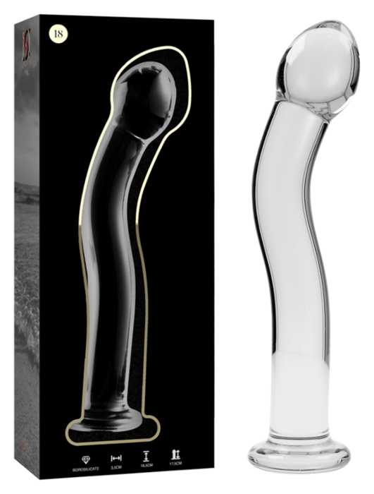 Dildo Nebula Series By Ibiza Modello 18 in Cristallo
