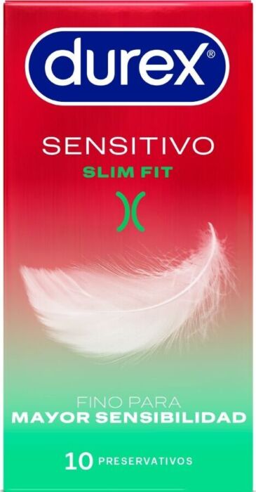 Durex Sensitivo Slim 10uds - Ajuste Perfecto Durex Sensitivo Slim 10uds - Ajuste Perfecto