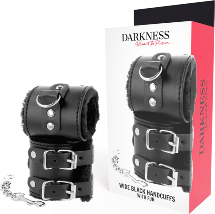 Esposas DARKNESS in PVC con fodera regolabile