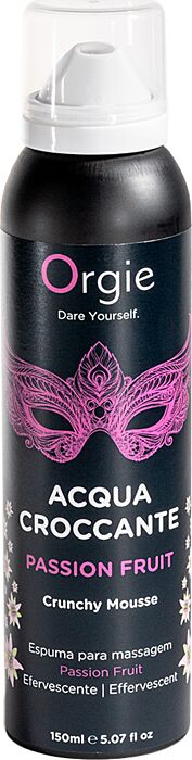 Schiuma da massaggio Orgie Acqua Croccante Passion Fruit