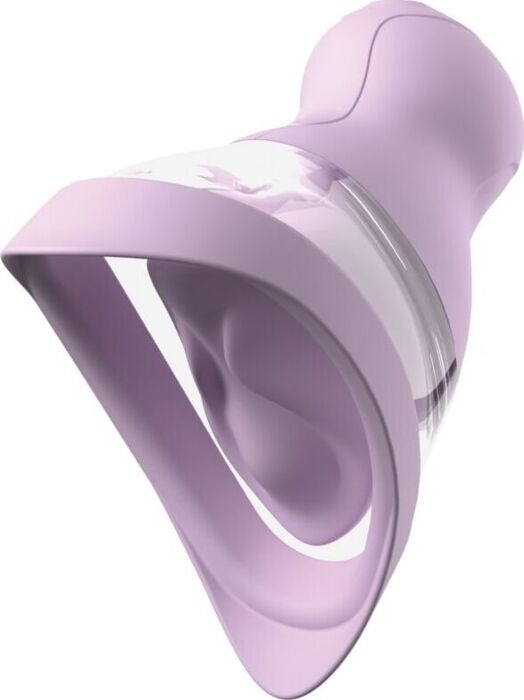 Pompa intima FANTASY FOR HER VELOURA TOUCH con aspirazione e vibrazione viola