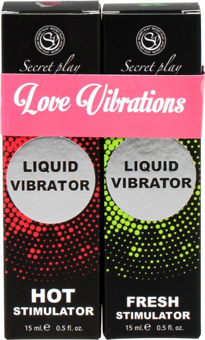 Vibratore liquido SECRETPLAY - Pack Love Vibrations