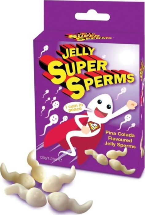 Dulces SPENCER & FLEETWOOD Jelly Super Sperm 120 gr