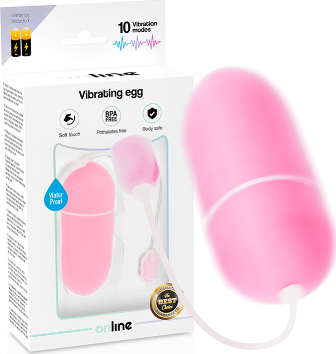 Huevo Vibrador Acuático Rosado Huevo Vibrador Acuático Rosado
