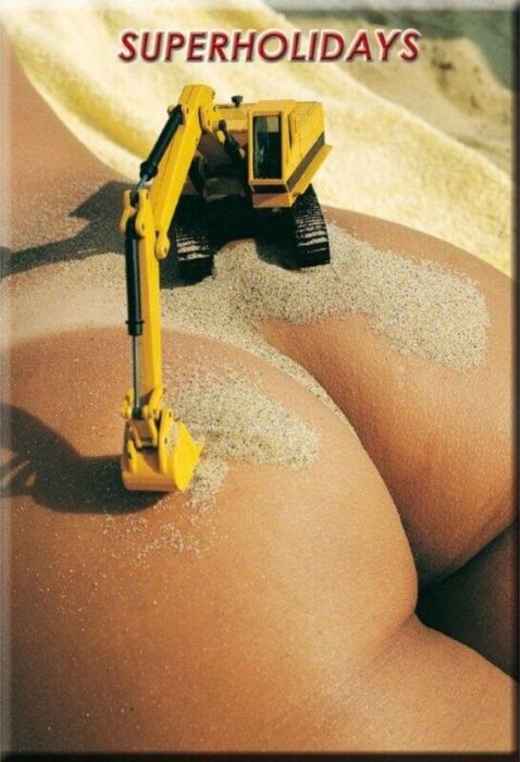 Imán Diablo Picante Culo Excavadora - Divertido y Sexy Imán Diablo Picante Culo Excavadora - Divertido y Sexy