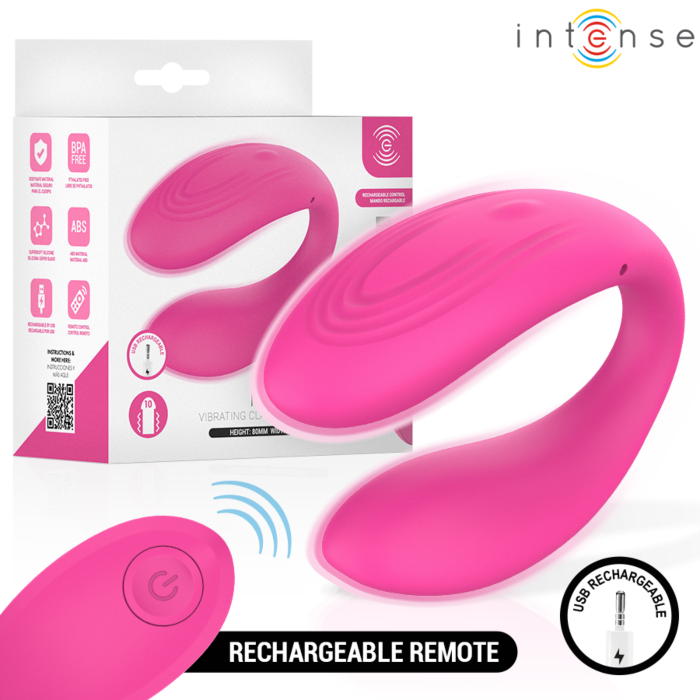 INTENSE - NORA VIBRATING CLAMP STIMULATOR PINK INTENSE - NORA VIBRATING CLAMP STIMULATOR PINK
