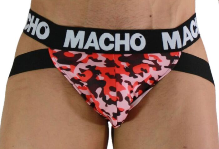 Jockstrap MACHO MX28MR Rojo con Sujeción Superior Jockstrap MACHO MX28MR Rojo con Sujeción Superior