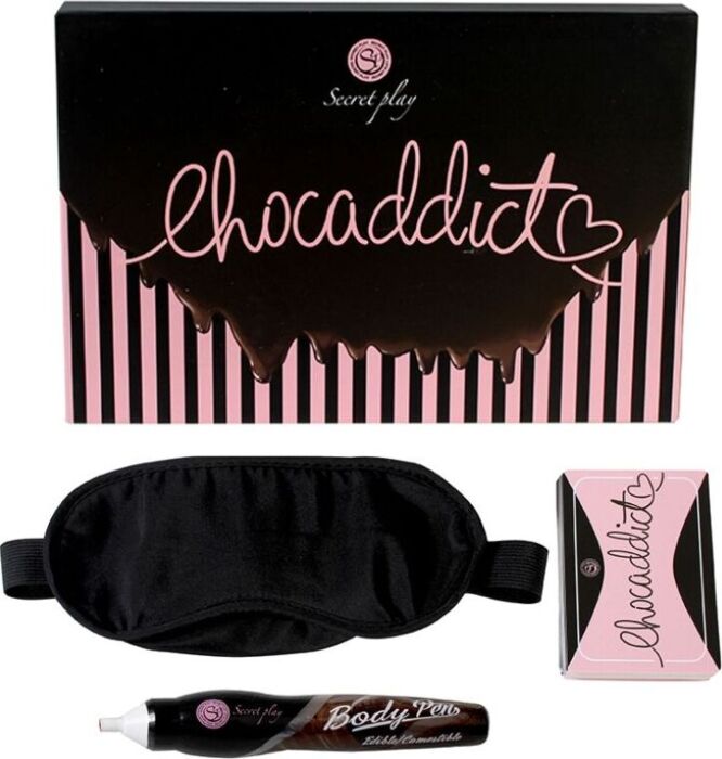 Gioco erotico SECRETPLAY Chocaddict – 40 carte e Body Pen
