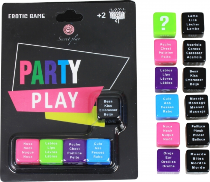 Gioco PARTY PLAY 5 Dadi SECRETPLAY per divertimento audace