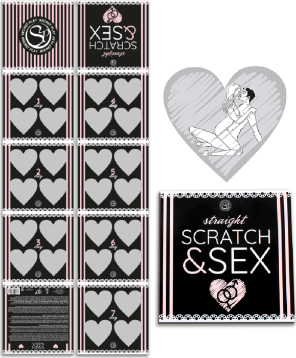 Gioco Scratch & Sex SECRETPLAY versione HETERO Gioco Scratch & Sex SECRETPLAY versione HETERO