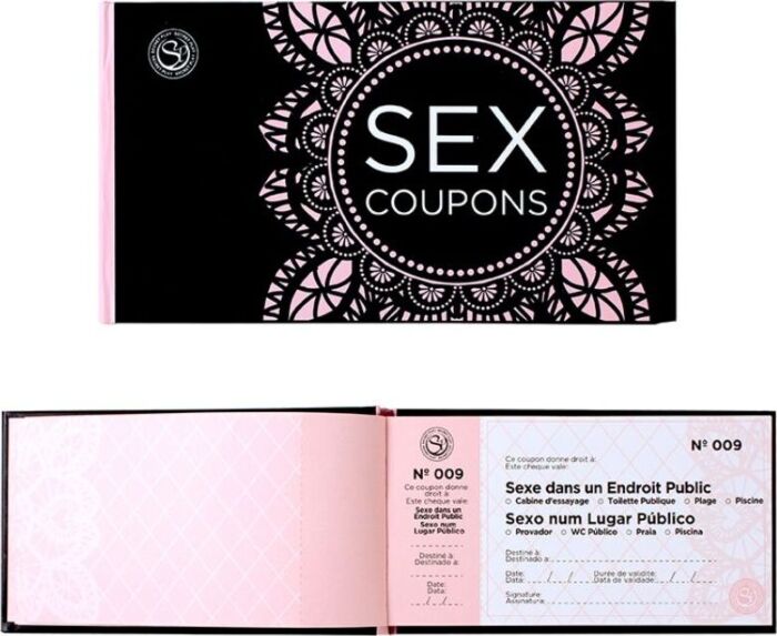 Vales sensuali SECRETPLAY con 50 coupon